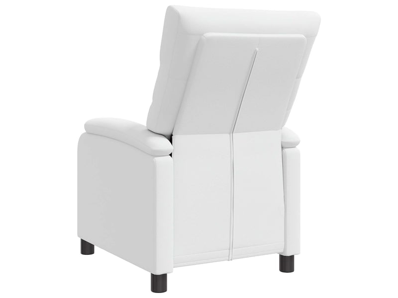 Vidaxl fauteuil inclinable blanc simili cuir - Conforama E