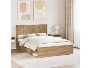 Tete de lit  largeur 146.5 cm   marron
