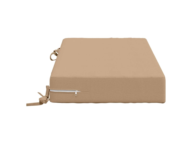  Coussin d'assise, coussin pour chaisecanapé soest 100 % polyester sable 70 x 40 x 10 cm cf51489  - Conforama D