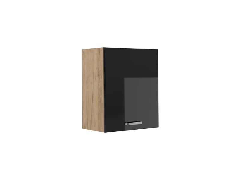  Vicco elément haut de cuisine, noir haute brillancechêne doré, 50cm  - Conforama A