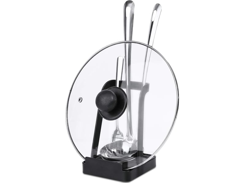 Support polyvalent pour couvercle de casserole, spatule, planche à découper, repose-cuillère, ustensiles de cuisine, plateau d'égouttement, lavable - Conforama A