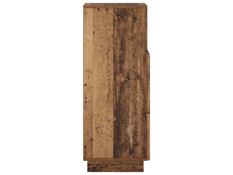  Armoire de salle de bain, meuble de rangement bois ancien 36.5x38x95 cm  - Conforama E