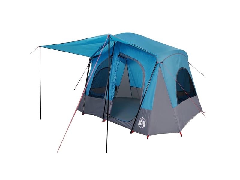  Tente de camping de cabine 5 personnes bleu imperméable  - Conforama C