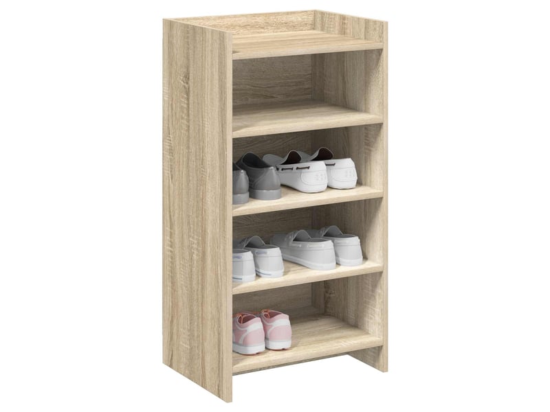  Meuble à chaussure, cabinet à chaussures avec stockage chêne sonoma 48x36x92 cm shl5170  - Conforama C