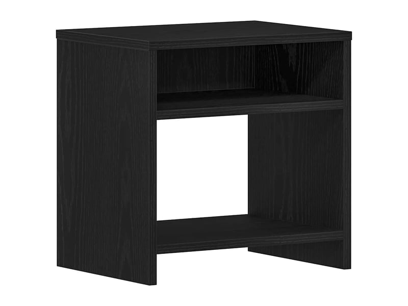  Table de chevet - cabinet de chevet - table de nuit chêne noir 40x30x40 cm bois d'ingénierie  - Conforama A