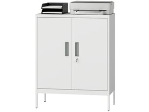 Buffet 2 porte(s) STILVORA - 80 cm coloris blanc