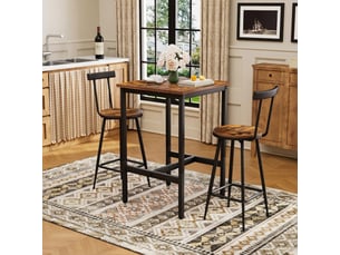 Ensemble table carré(e)  2 chaise(s)  <strong></strong> <strong></strong> 