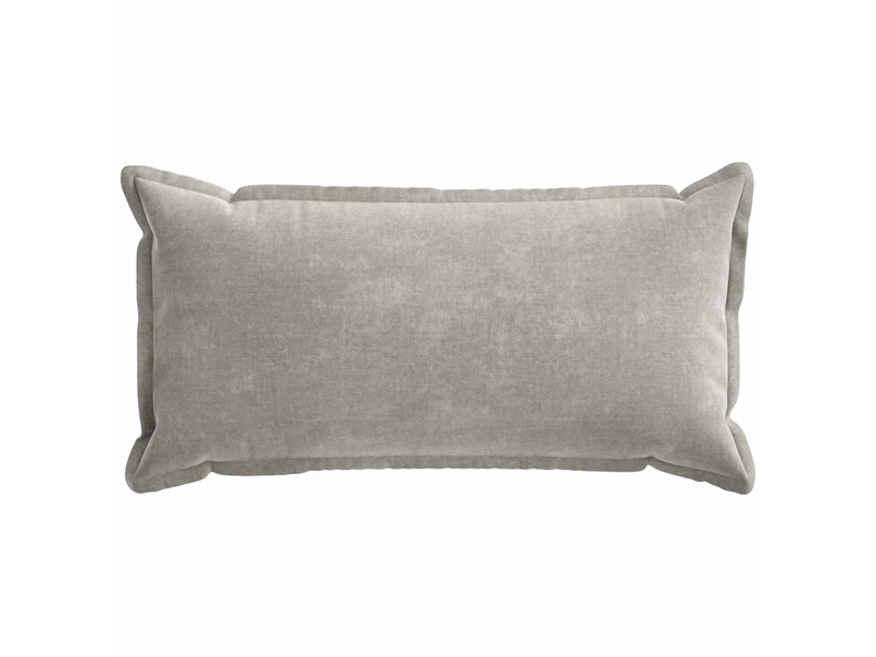  Lot de 2 housses de coussin houten gris clair 40 x 70 cm cf49311  - Conforama C