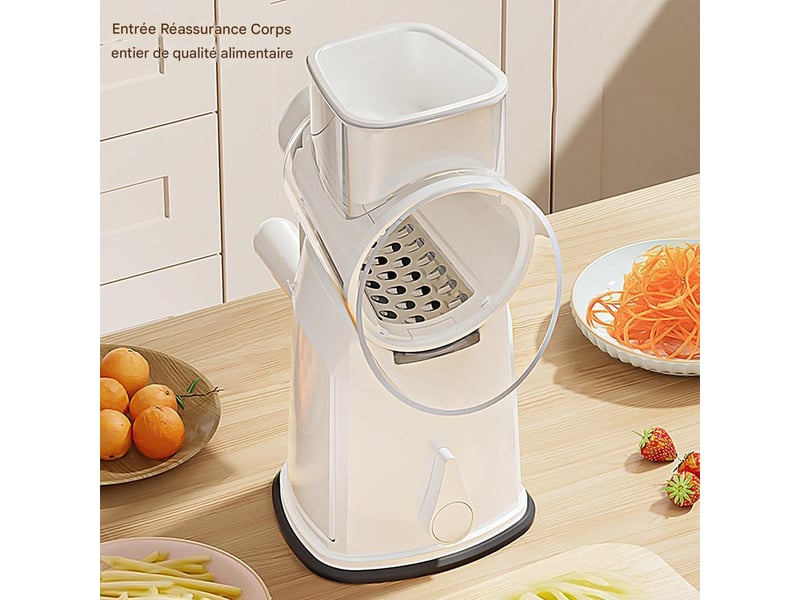  Hachoir à légumes,trancheuse de fruits et légumes pour cuisine hachoir manuel de cuisine pour carotte oignon fromage fruit  - Conforama C