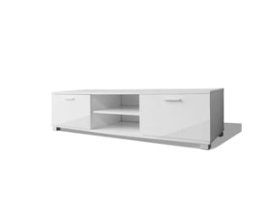 Meuble tv coloris blanc 140 cm <strong></strong>  <strong></strong>