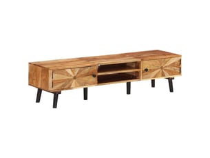 Meuble tv coloris marron 145 cm <strong></strong>  <strong></strong>