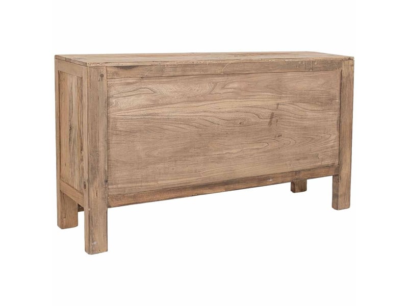  Buffet beige en bois 145x40x81 cm h  - Conforama D