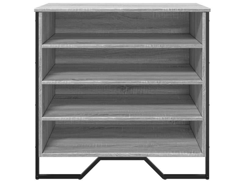  Meuble à chaussure, armoire à chaussures sonoma gris 80x38x78 cm bois d'ingénierie  - Conforama D