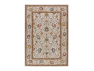 Tapis atticgo anthea multicolore rectangulaire vintage - 100% polyester, dos coton