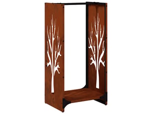 Etagère 40 cm coloris argenté  