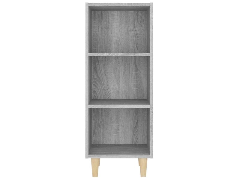  Buffet - bahut - meuble de rangement sonoma gris 34,5x32,5x90 cm bois d'ingénierie  - Conforama E