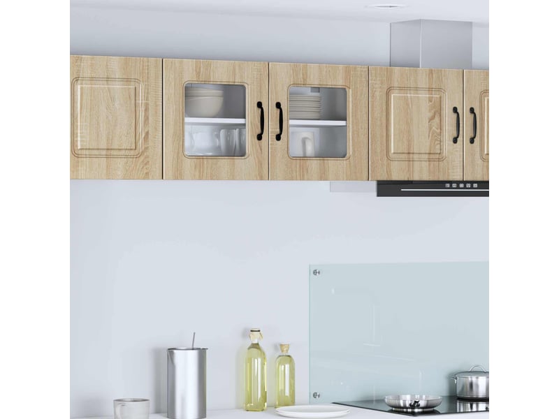 Meuble mural de cuisine | armoire de cuisine chêne sonoma 80x31x40cm shl5905  - Conforama B