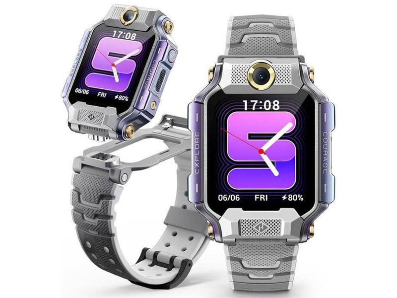  Montre connectee enfant 4g x10 argent gps appels video sos ip68 406806_AABMM16930_6_DROPFR - Conforama A