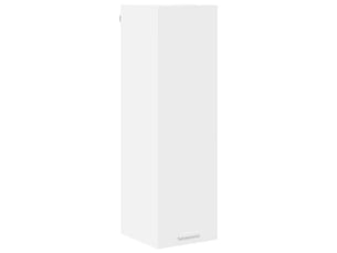 Armoire suspendue rectangulaire moderne grand espace de rangement 30 x 31 x 100 cm en bois d'ingénierie blanc 02_0053369