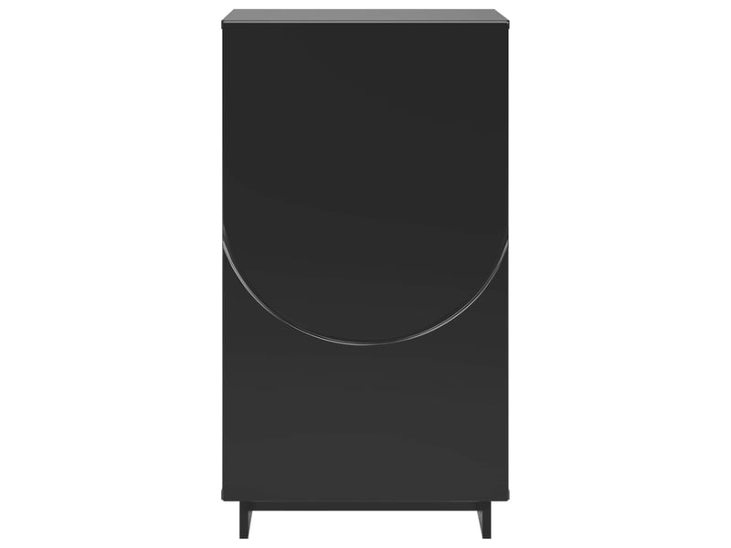  Meuble à chaussures, armoire à chaussures 48x38x87,5 cm bois d'ingénierie noir shl4328  - Conforama D