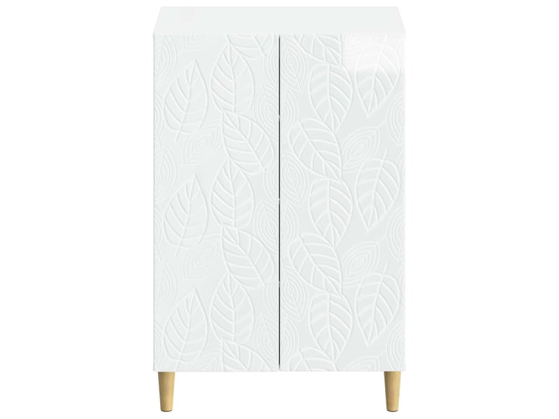  Meuble à chaussures, armoire à chaussures delft 59,5x39,5x90 cm blanc brillant  - Conforama D