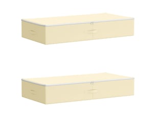 Boîte de rangement 2 pcs tissu intissé 90x48x15 cm 64,8 l shl57748