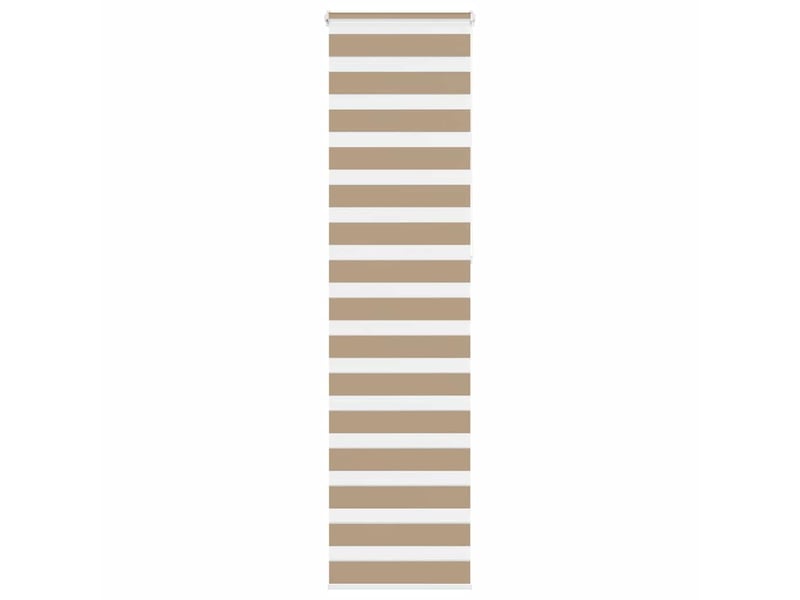  Store zèbre, store de fenêtre marron sable largeur du tissu 60,9 cm polyester cf48820  - Conforama B