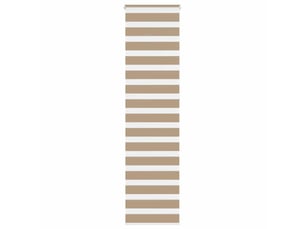 Store zèbre, store de fenêtre marron sable largeur du tissu 60,9 cm polyester cf48820