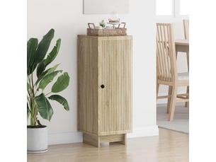 Buffet - bahut - meuble de rangement chêne sonoma 33 x 34,5 x 90 cm bois d'ingénierie