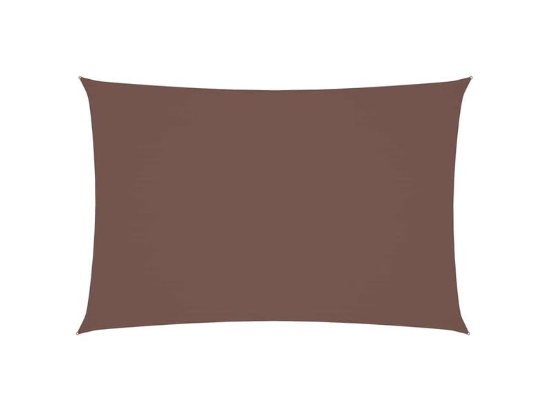  Voile de parasol - voile d'ombrage tissu oxford rectangulaire 2x4 m marron  - Conforama A