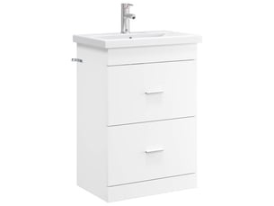 Ensemble de mobilier de salle de bain blanc 61x40x84.5 cm shl8671