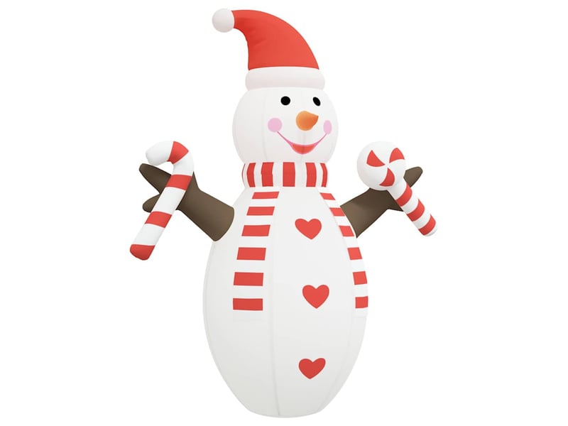  Bonhomme de neige gonflable de noël avec led 630 cm  - Conforama C