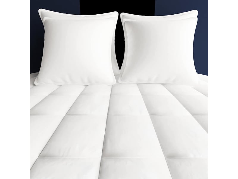  Couette - duvets 135 x 200 cm hiver blanc respirant  - Conforama E