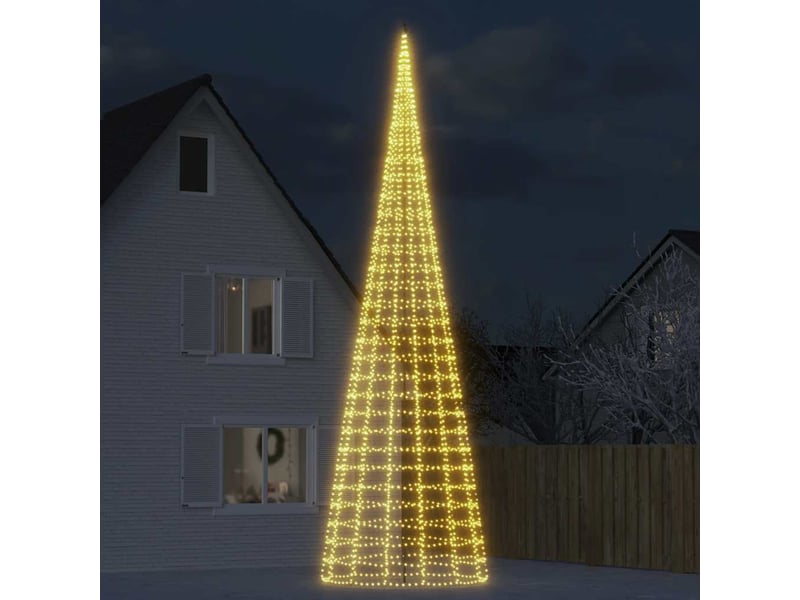  Sapin de noël - arbre de noël à led 3000 led blanc 800 cm  - Conforama B