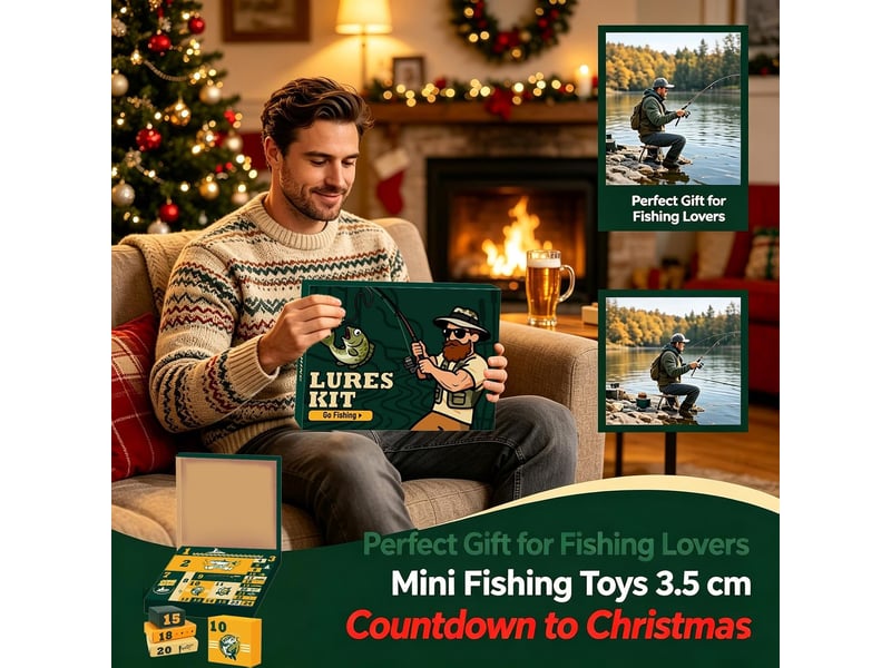  Calendrier de l'avent 2026 pêche – compte à rebours de noël 24 jours  - Conforama E