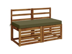 Coussin de banc, coussin d'assise, coussin de canapé soest 100 % polyester vert olive cf53727