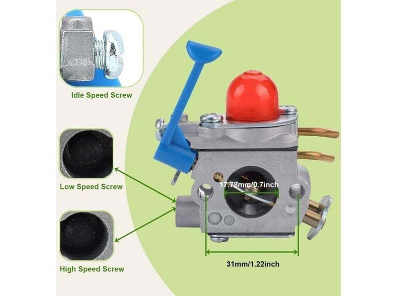  545081848 c1q-w40a carburateur pour husqvarna 128cd 128 ld 128ldx 128l 128c 124c 124l 125l 125ldx 125r 128r 128rj 125rj 128djx  - Conforama C