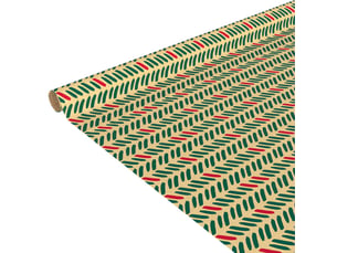 Papier cadeau kraft imprimé 200x70cm