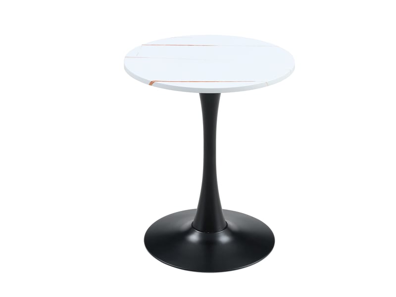 Table à manger ronde 60 cm à pied central evryae - Conforama A
