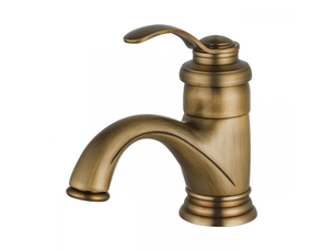 Robinet de salle de bain ancien, mitigeur de lavabo rétro, robinet de salle de bain en laiton brossé au charme nostalgique