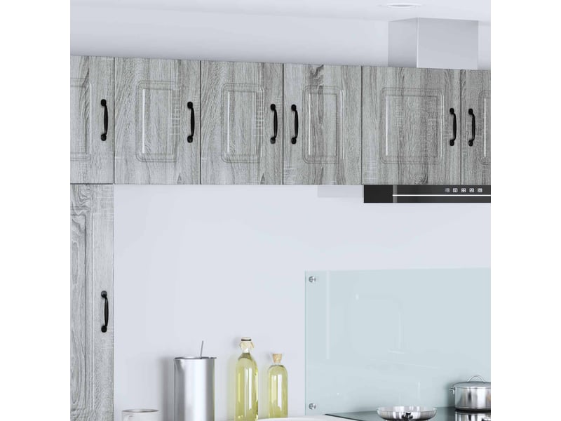 Meuble mural de cuisine | armoire de cuisine gris sonoma 30x31x40cm - Conforama B
