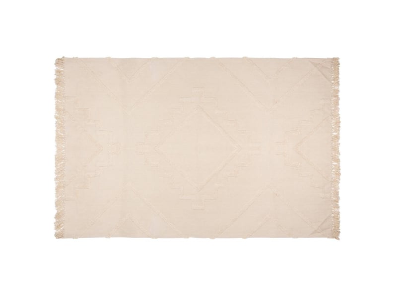  Tapis inca coton tufté blanc ivoire 120x170cm INCA - Conforama A