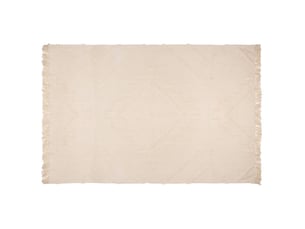 Tapis inca coton tufté blanc ivoire 120x170cm