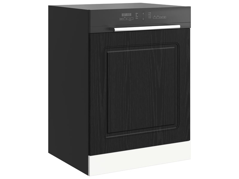  Panneau de lave-vaisselle kalmar chêne noir 60x1,5x57cm  - Conforama C