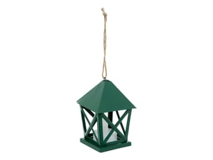 Suspension de sapin lanterne lumineuse led en métal 8 cm