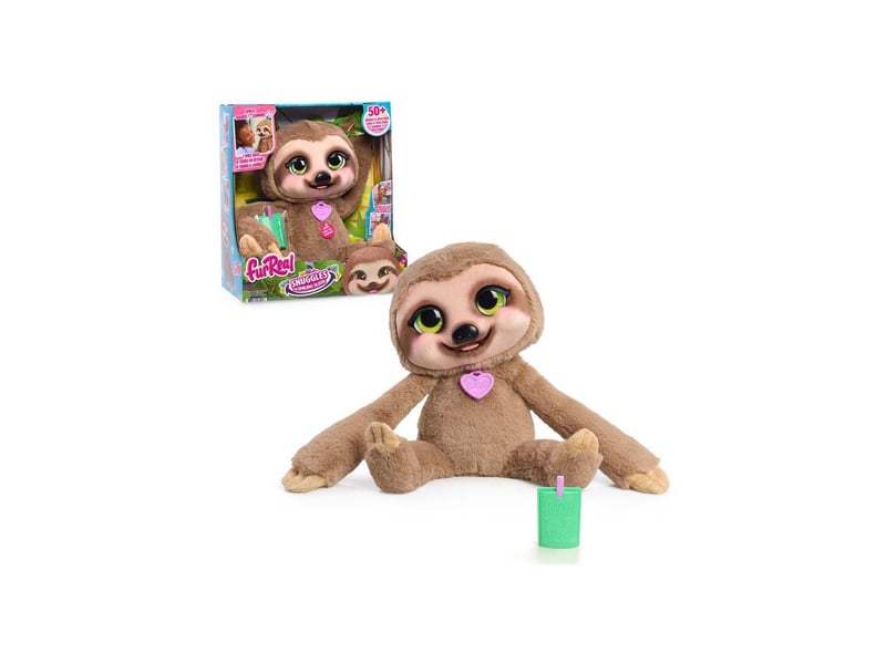  Peluche interactive bebe paresseux snuggles 50 sons et reactions 33 cm FUR0886144282096 - Conforama E
