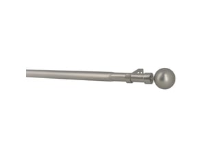 Kit tringle extensible en métal avec embout d1916 mm 200-360 cm
