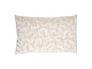 Coussin betima rectangulaire 50x80cm blanc