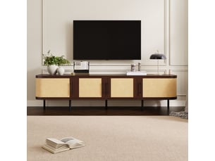 Meuble tv coloris naturel 180 cm