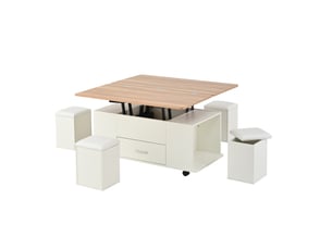 Table basse coloris blanc <strong></strong> <strong></strong>